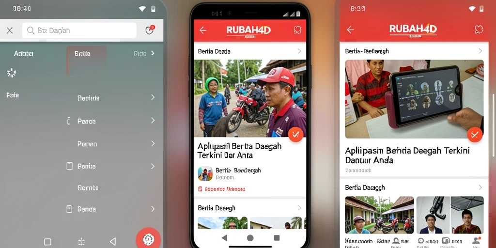 Tampilan antarmuka RUBAH4D menunjukkan berita daerah terbaru dengan jelas.
